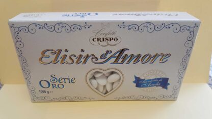 CRISPO - Confetti ELISIR D'AMORE ORO mandorla kg.1 Bianchi
