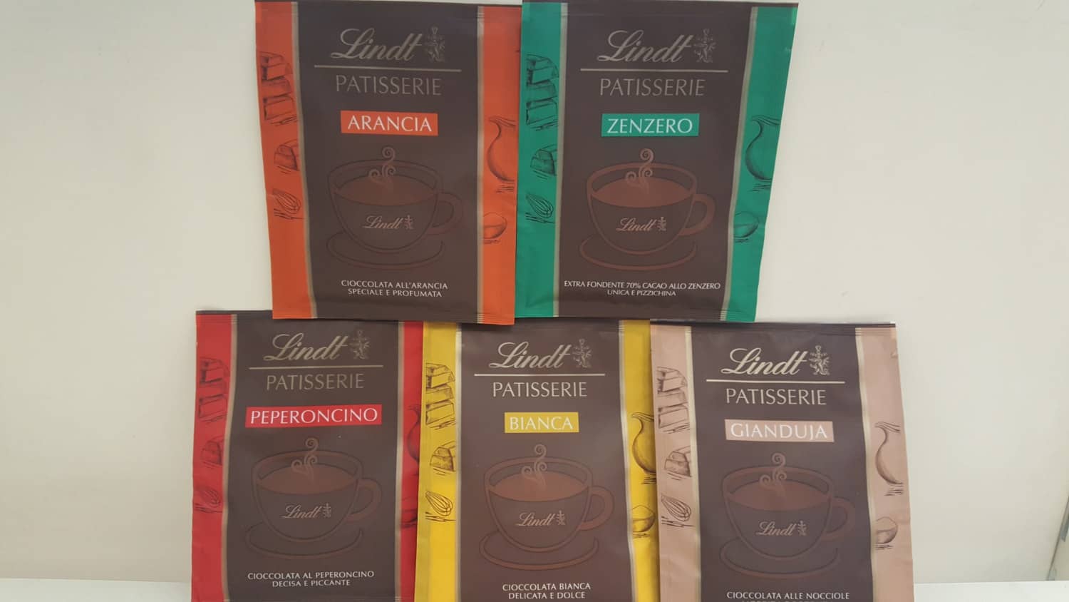 Lindt Cioccolata In Tazza 5 Buste Gusti Speciali Zanieri Dolciumi