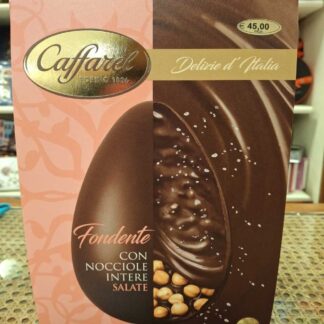 CAFFAREL - UOVO DELIZIE D'ITALIA Nocciole Intere Salate gr.530